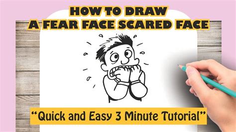 How to Draw A Fear Face | Scared Face - YouTube