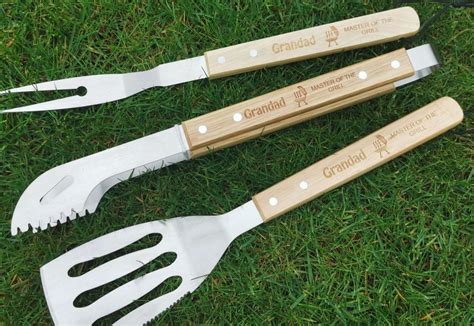 BBQ Utensil Set With Carry Case/ Personalised/ UK | Bbq tool set, Bbq utensil set, Bbq tools