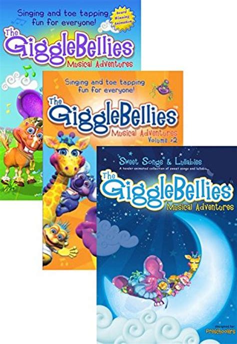 The GiggleBellies Musical Adventures Digital DVD Triple Set -Instant ...