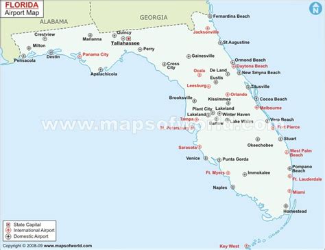 Map Of Florida Airport Locations - Wisconsin Us Map