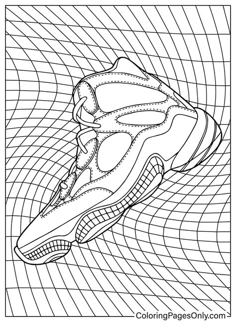 Adidas Yeezy Boost 500 High - Free Printable Coloring Pages