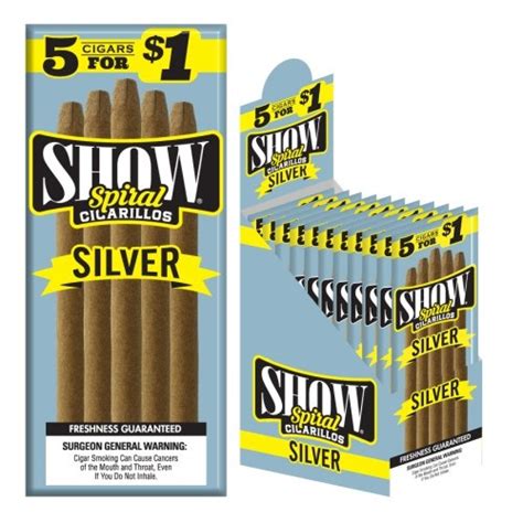 Show Cigarillos Foil Silver Pre-Priced 5FOR$1-858765009093