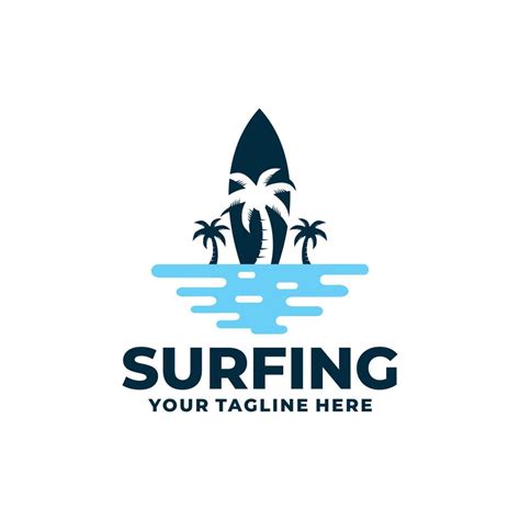 Surfing logo vector 12018657 Vector Art at Vecteezy