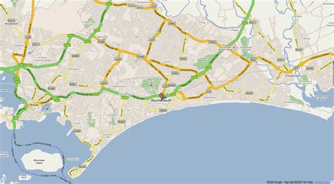 Bournemouth Map - United Kingdom