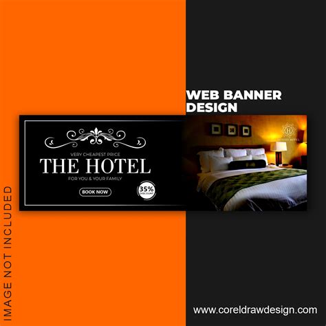 Download Web Banner Hotel Booking Template Design | CorelDraw Design (Download Free CDR, Vector ...