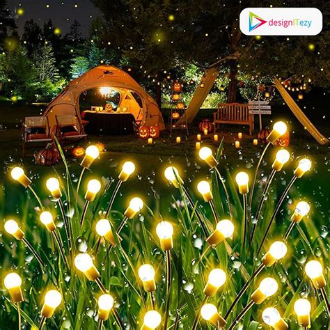 Lightining Bug High quality solar lights outdoor garden light with 6 or ...