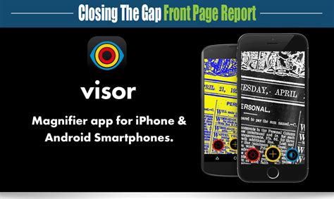 Visor - Magnifier App for iPhone & Android Smartphones | Closing The Gap