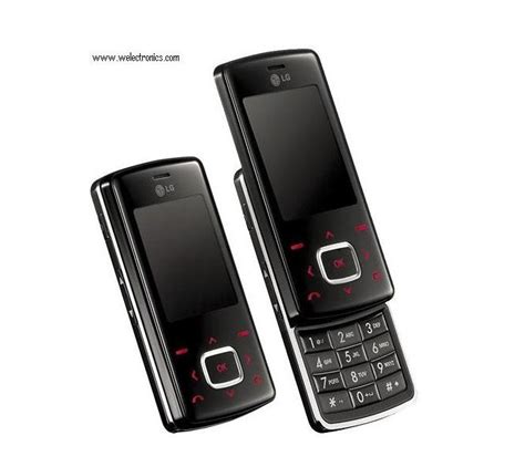 LG KG800 Black Gsm Unlocked Phone The LG Chocolate with touch-sensitive navigation Minimalist ...