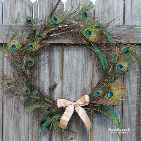 Peacock Feather Wreath!