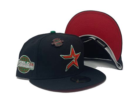 HOUSTON ASTROS 2005 WORLD SERIES "BEHIND THE COLORS" RED BRIM NEW ERA ...