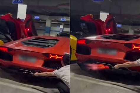 Why You Shouldn't Use a Lamborghini Aventador's Exhaust Flames to Grill ...