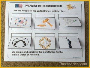 FREE Preamble to the Consitution Printables