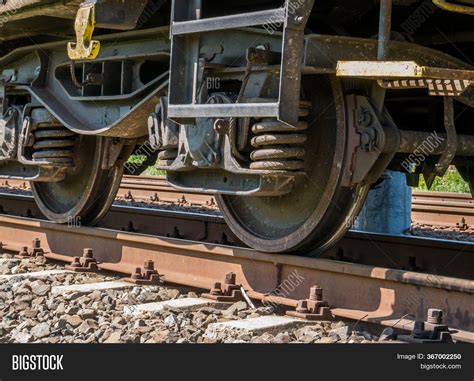 Close Train Wheels On Image & Photo (Free Trial) | Bigstock