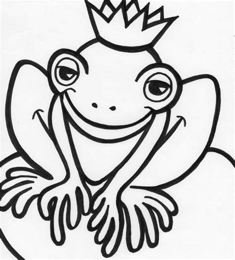 coloring pages frog - Clip Art Library