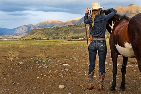 Mountain Sky Ranch / Crafted in Carhartt Cowgirl And Horse, Cowboy And Cowgirl, Horse Love ...