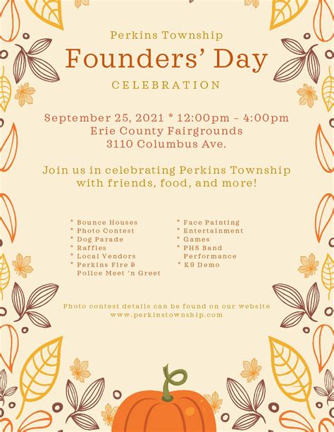 Founders' Day - Perkins Township