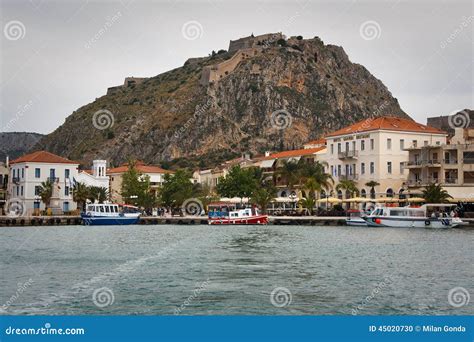 Nafplio And Palamidi Castle, Greece. Editorial Image | CartoonDealer.com #45020730