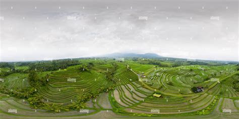 360° view of Jatiluwih, Bali - UNESCO World Heritage - Alamy