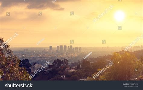 Century City Skyline View Sunset West Stock Photo 1144573370 | Shutterstock