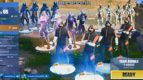 16 RARE Exclusive Skins Join a PUBLIC MATCH in Fortnite... (Most Expensive Lobby) - YouTube