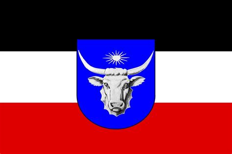 Creepy flag of German South West Africa (present day Namibia) : vexillology