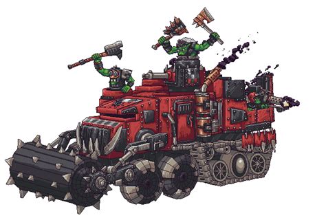 Pixel WAAAAAAAAAgon by SteelJoe | Warhammer, Warhammer 40k, Pixel art