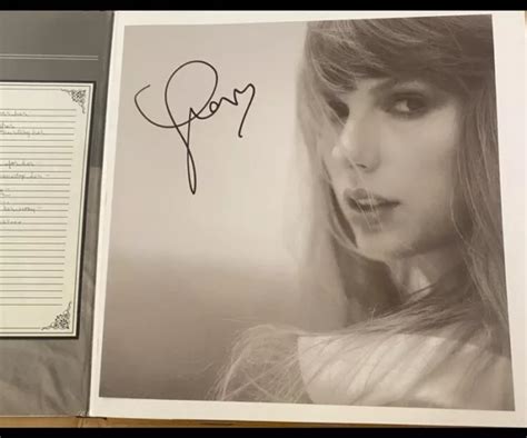 SIGNED TAYLOR SWIFT The Tortured Poets Department TTPD VINYL LP w/ RSD ...