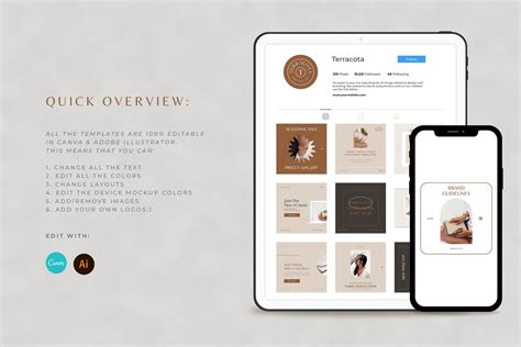 100 CANVA Instagram Carousel Templates / Elegant Instagram - Etsy