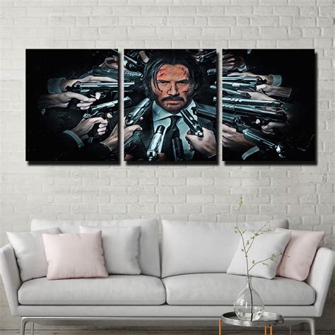 John Wick Canvas Set – Legendary Wall Art