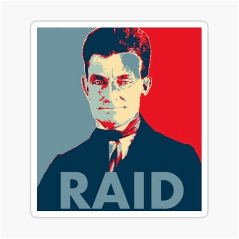 "John Brown - Raid Poster" Sticker for Sale by bevelrivena0 | Redbubble