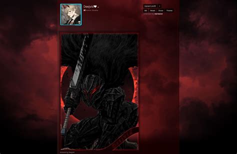 Steam Artwork, Steam Profile, Berserk, Profile Design, Custom Artwork ...