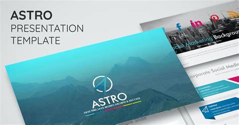 Astro - Powerpoint Presentation Template Incl. advert & business ...