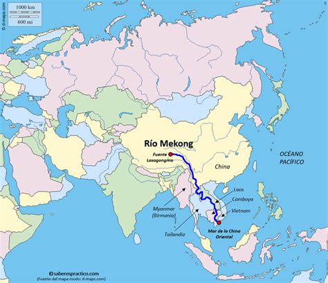 Lower Mekong Map