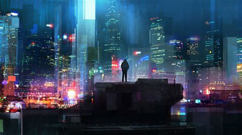 Wallpaper Cyberpunk 2077, Cyberpunk, Skyscraper, Building, World ...