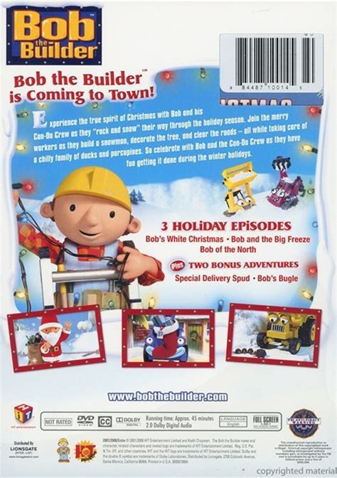 Bob The Builder: Bob's White Christmas (DVD 2002) | DVD Empire