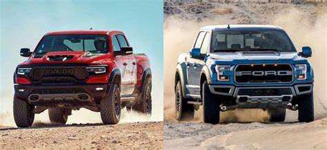 2021 Ram TRX Vs Ford F-150 Raptor: Which Truck Is Toughest? - Fabulous ...