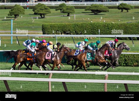 SARATOGA RACE TRACK SARATOGA SPRINGS NEW YORK Stock Photo - Alamy