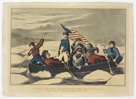 Washington Crossing the Delaware, Currier & Ives | Springfield Museums