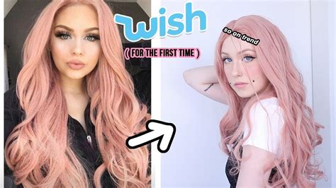 Trying " high quality " WISH Wigs 🤔 - YouTube