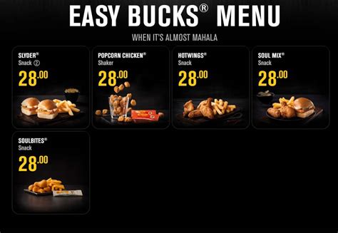 Chicken Licken Specials South Africa