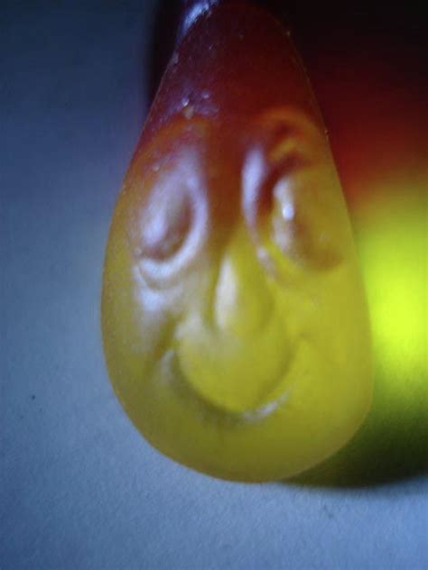 The Face of a Gummi Worm Photograph by Mike Etoll