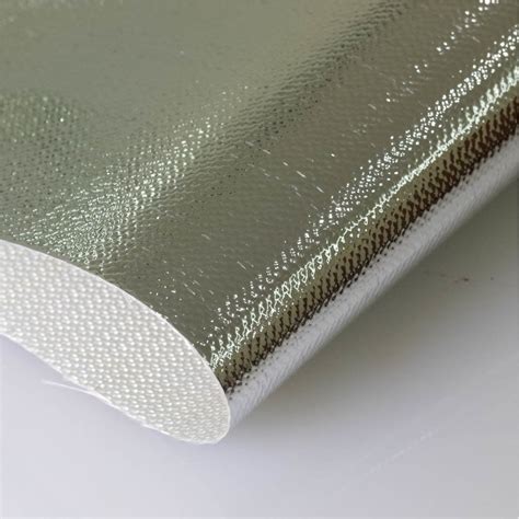 Aluminum Coated Glass Fiber Cloth Al3732 High Tensile Thickness 0.4mm