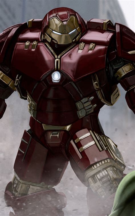 800x1280 Iron Man Hulkbuster VS The Hulk 4k Artwork Nexus 7,Samsung Galaxy Tab 10,Note Android ...