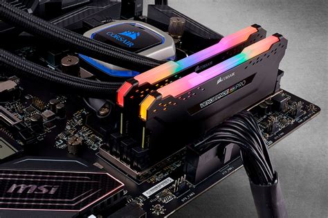 CORSAIR VENGEANCE RGB PRO 32GB (2x16GB) 3200MHz DDR4 C16 DIMM Desktop Memory Black ...