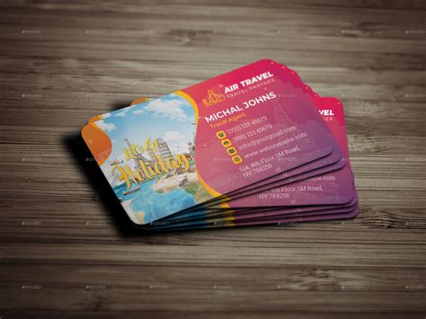 Travel Agency Business Card, Print Templates | GraphicRiver