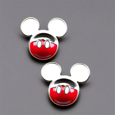 Mickey Mouse Earrings · Creative Fabrica