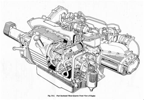 1950s british truck engine diagram