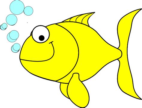 Fish-yellow Clip Art at Clker.com - vector clip art online, royalty ...