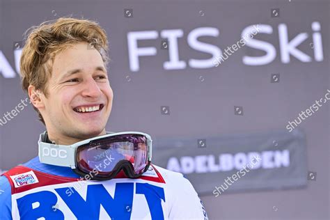 Winner Marco Odermatt Switzerland Celebrates On Editorial Stock Photo - Stock Image | Shutterstock