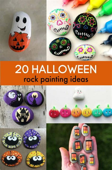 20 Halloween Painted Rocks • Color Made Happy